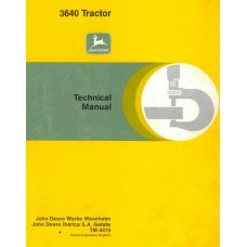 John Deere 3640 Workshop Manual